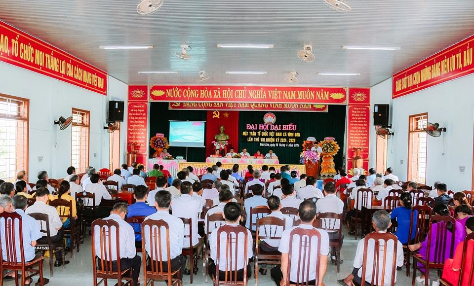 Đại hội đại biểu Mặt trận Tổ quốc Việt Nam xã Vĩnh Sơn lần thứ VIII nhiệm kỳ 2024 - 2029