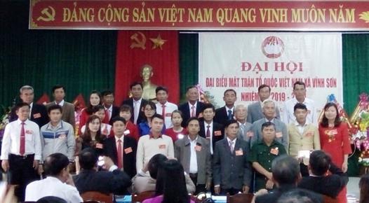 Vĩnh Sơn: Đại hội Mặt trận nhiệm kỳ 2019-2024