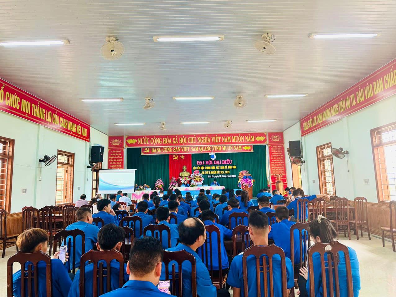 Đại hội đại biểu Hội LHTN Việt Nam xã Vĩnh Sơn, nhiệm kỳ 2024 - 2029
