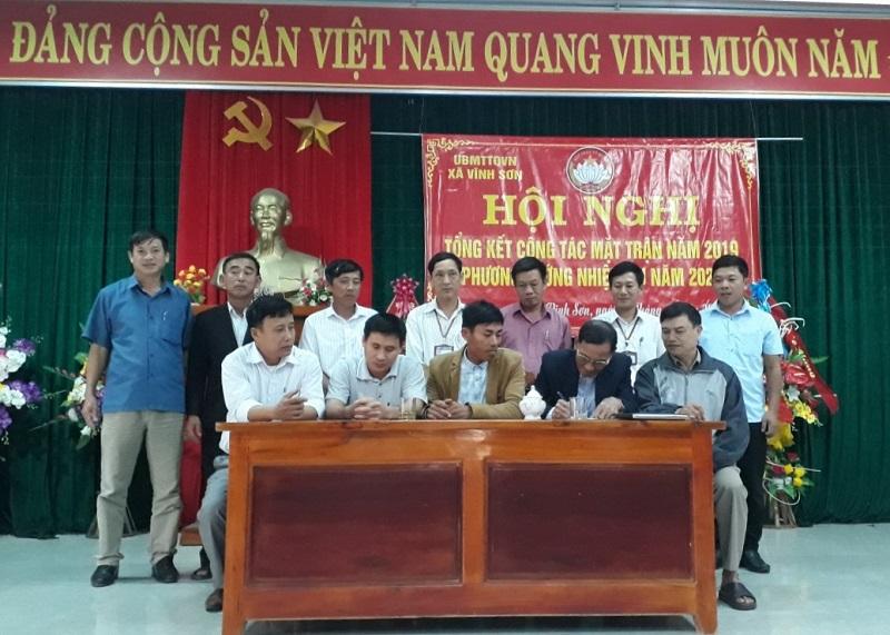Vĩnh Sơn: Triển khai công tác mặt trận năm 2020